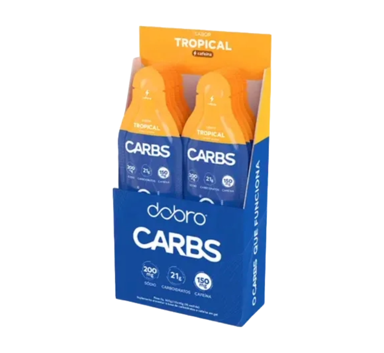 Carbs Tropical Com Cafeína 10 Sachês Com 30g Dobro