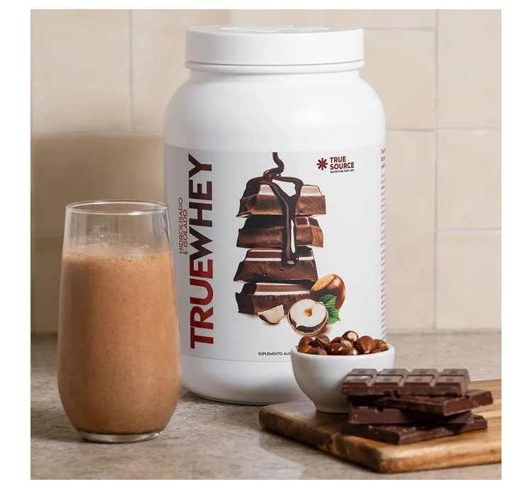 TrueWhey Hidrolisado e Isolado Choco com Avelã 837g True Source - Image 2