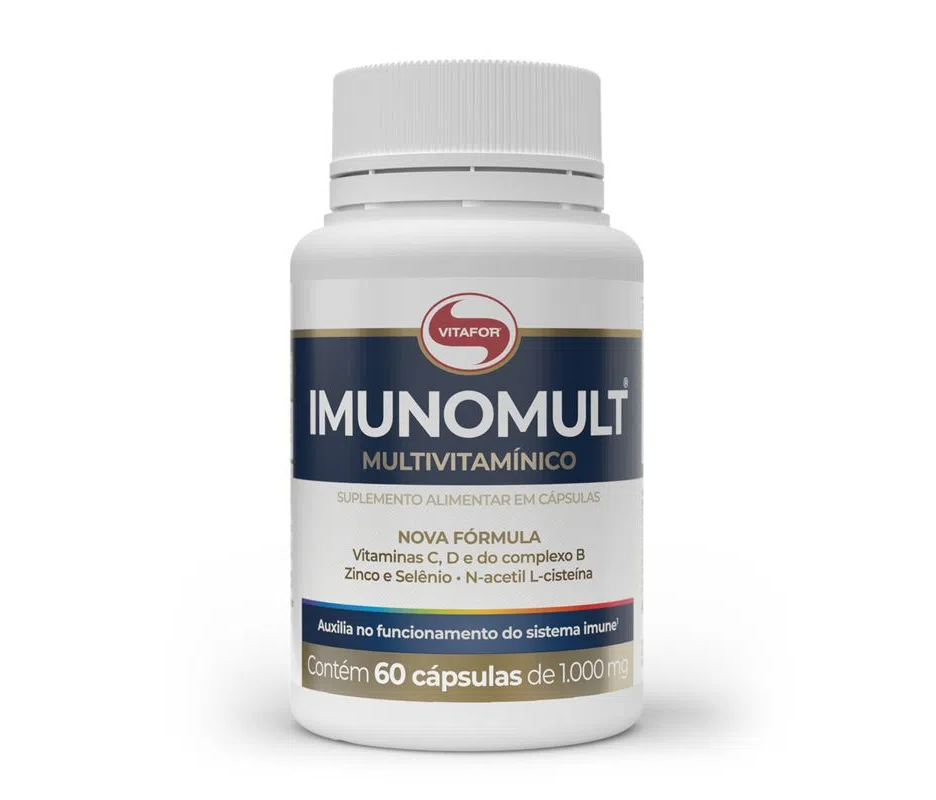 Imunomult Multivitamínico Vitafor - 60 Cápsulas