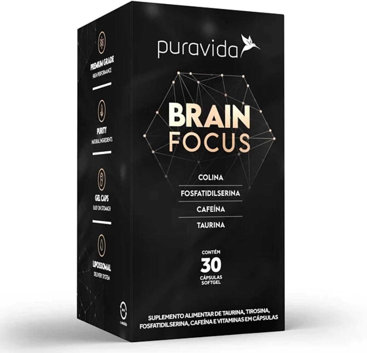 Brain Focus 30 Cápsulas Puravida