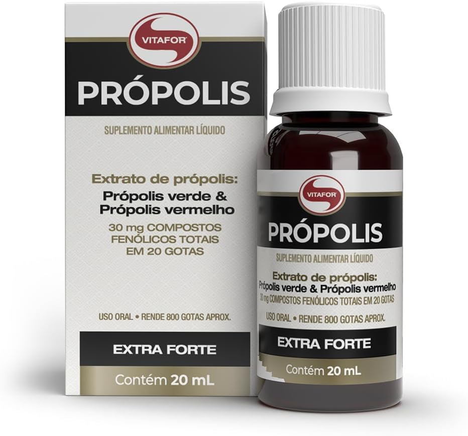 Própolis Verde & Vermelho 20ml Vitafor