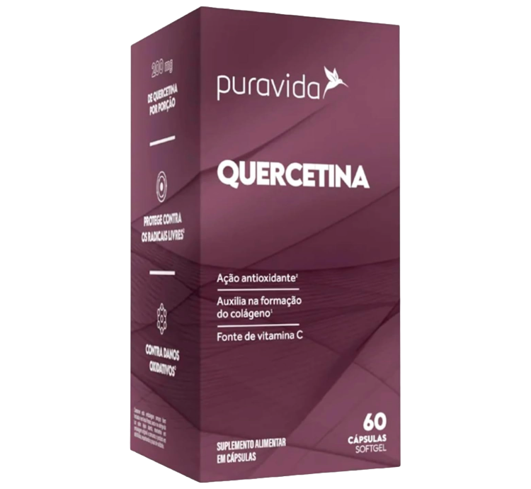 Quercetina 60 Cápsulas Puravida