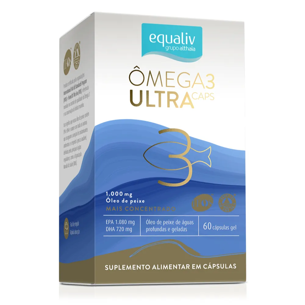 Ômega 3 Ultra 60 Cápsulas Equaliv
