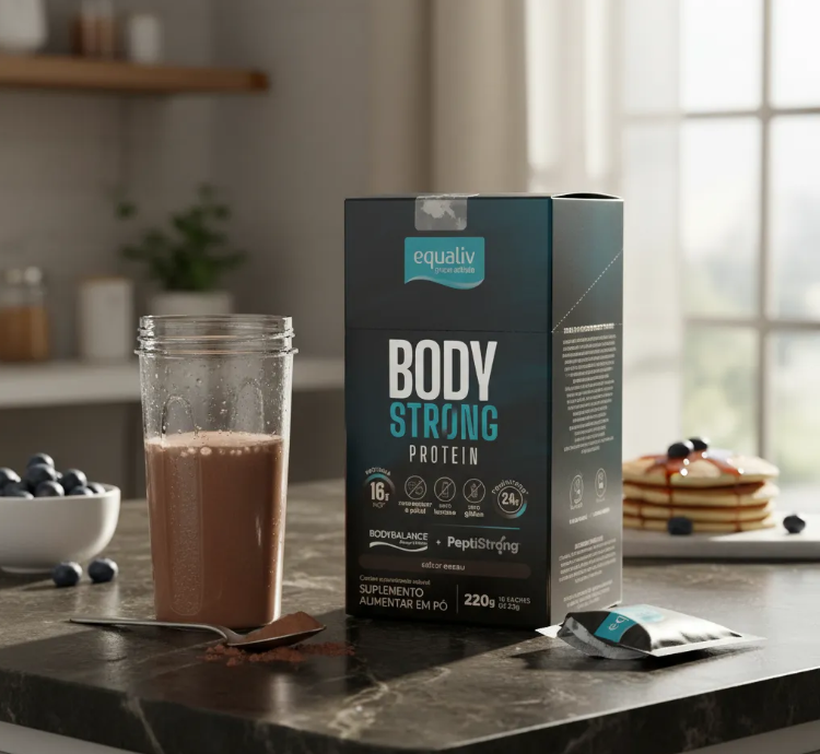 Body Strong Protein 10 Sachês 22g Equaliv - Image 3