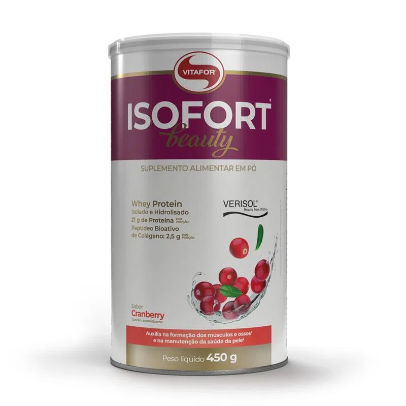 Isofort Beauty Sabor Cranberry 450g