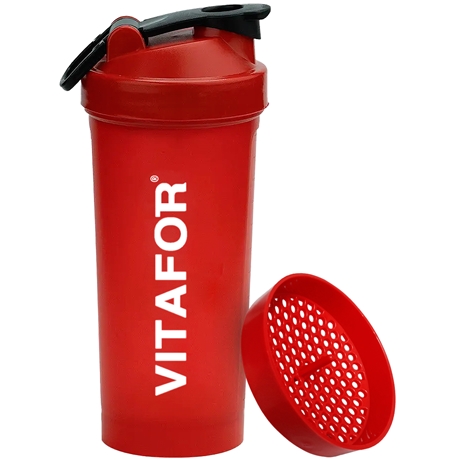 Coqueteleira 600ml Vermelha Vitafor
