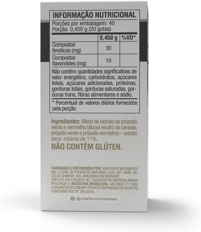 Própolis Verde & Vermelho 20ml Vitafor - Image 3