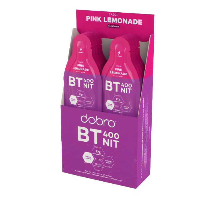 BT 400 NIT Pink Lemonde 10 Sachês 30g Com Cafeína Dobro