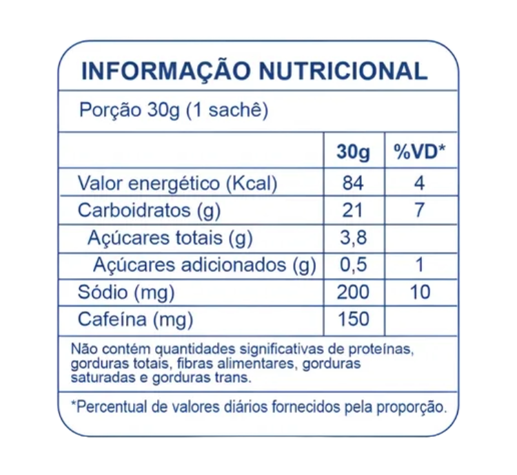 Carbs Tropical Com Cafeína 10 Sachês Com 30g Dobro - Image 2