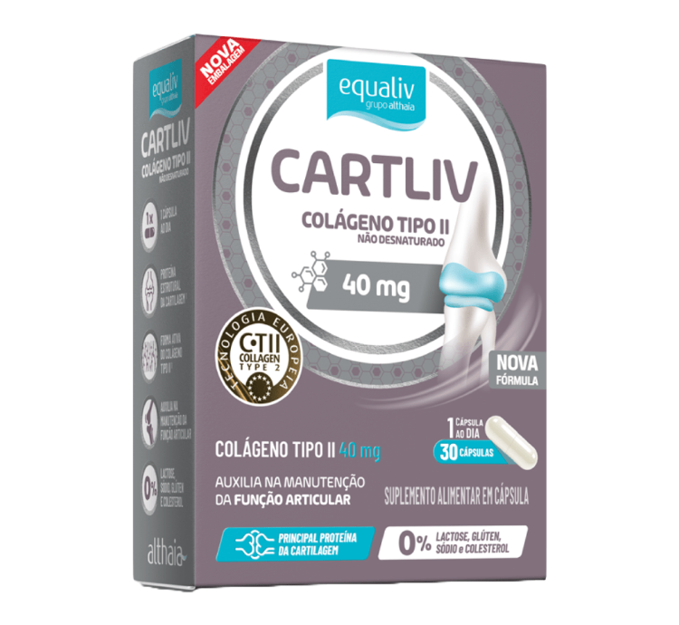 Cartliv Colágeno Tipo II 30 Cápsulas Equaliv