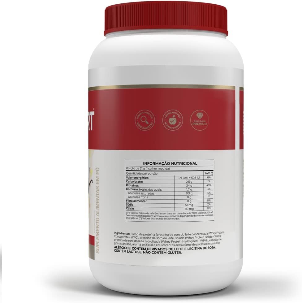 Whey Fort 3W Baunilha 900g Vitafor - Image 2