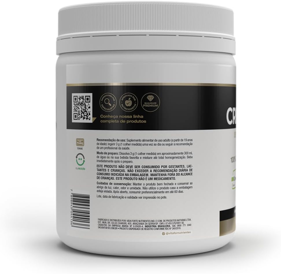 Creafort Creatina 300g Vitafor - Image 3