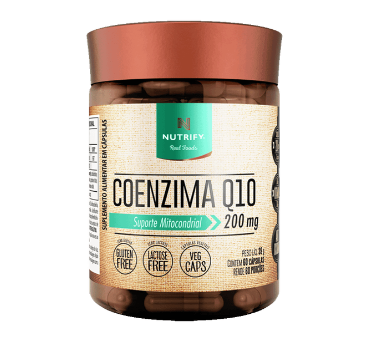Coenzima Q10 200mg- 60 Cápsulas Nutrify