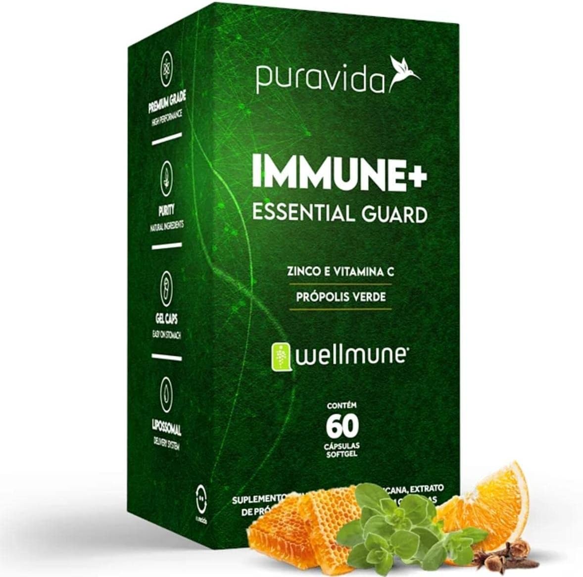 Immune+ 60 Cápsulas Softgel Puravida