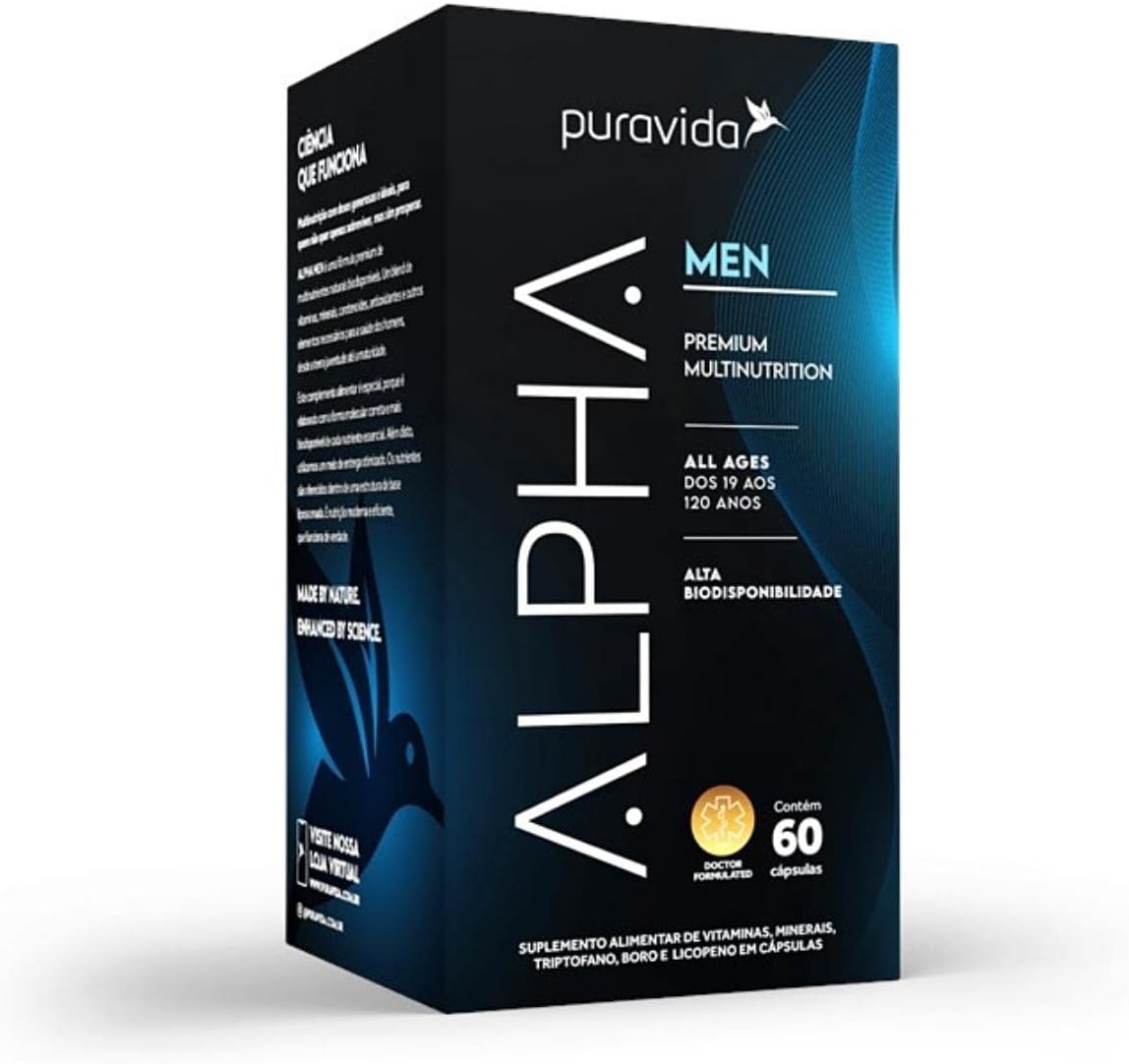 Alpha Men 60 Cápsulas Puravida