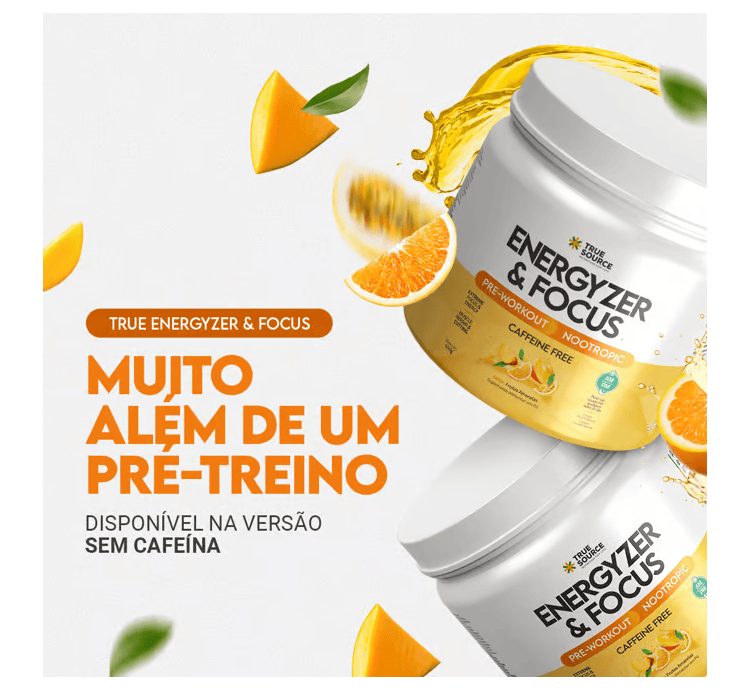 Energyzer & Focus Sabor Frutas Amarelas 450g True Source - Image 2