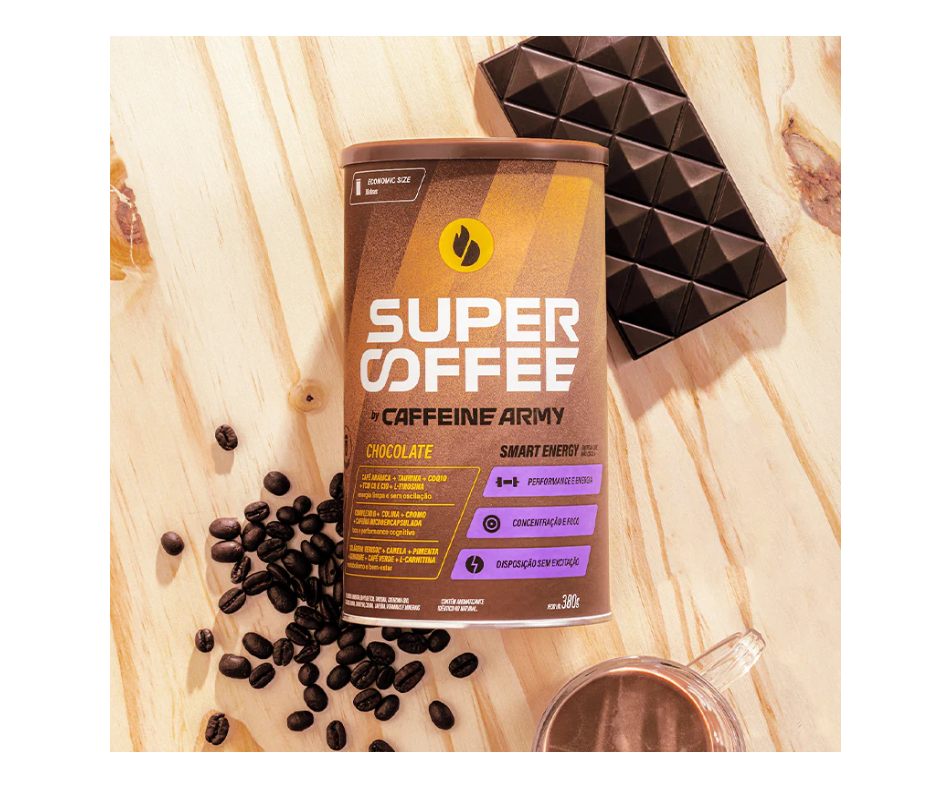 Super Coffee 3.0 Chocolate 380G Caffeine Army - Image 3