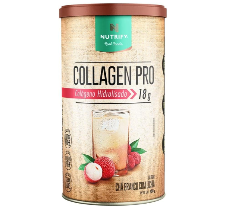 Collagen Pro - Chá branco com Lichia 450g Nutrify