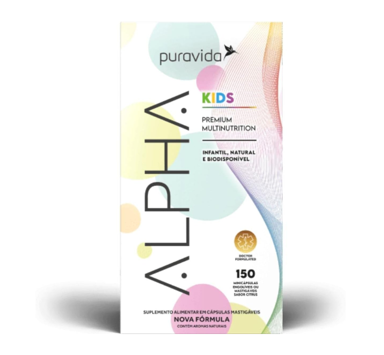Alpha Kids Multivitamínico 150 Cápsulas Puravida - Image 2