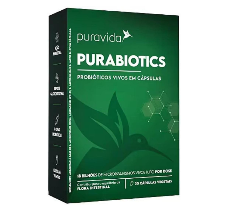 Purabiotics 30 Cápsulas Puravida - Image 2