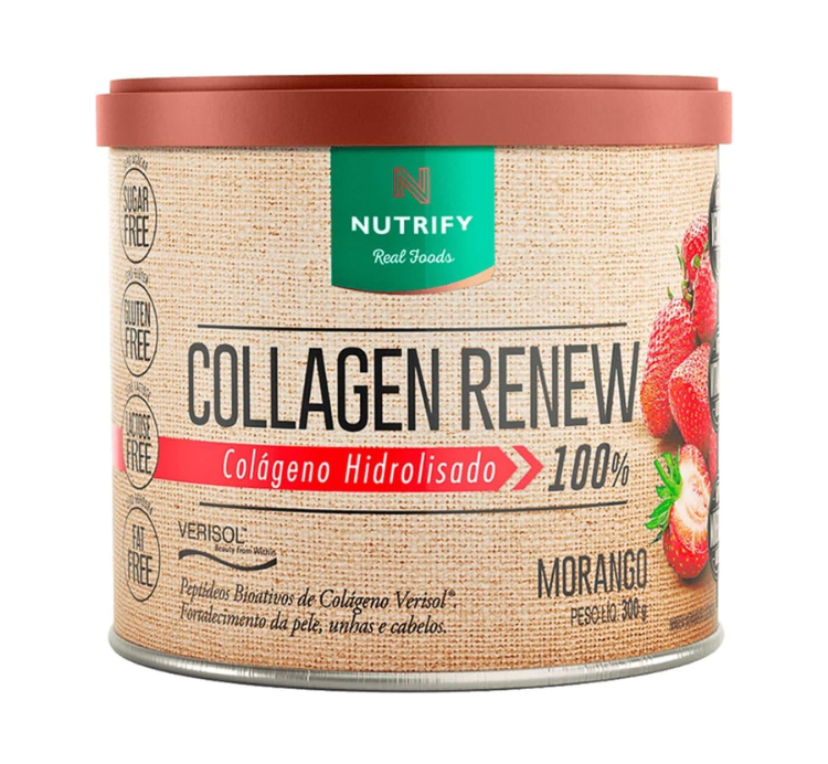 Collagen Renew Sabor Morango 300g Nutrify