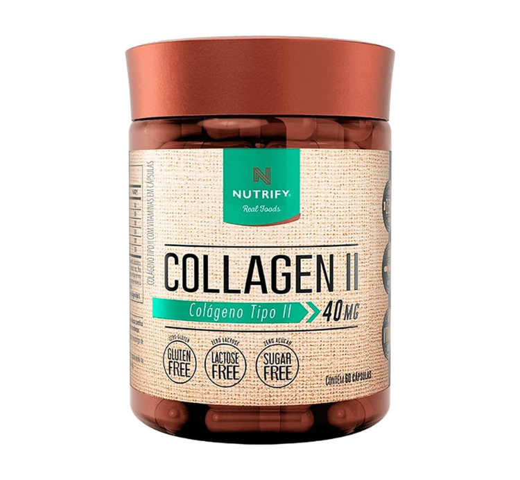 Collagen Tipo II 60 Cápsulas Nutrify