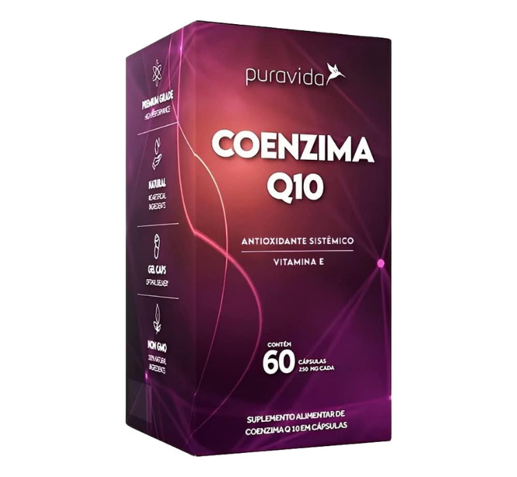 Coenzima Q10 - 60 Cápsulas Puravida