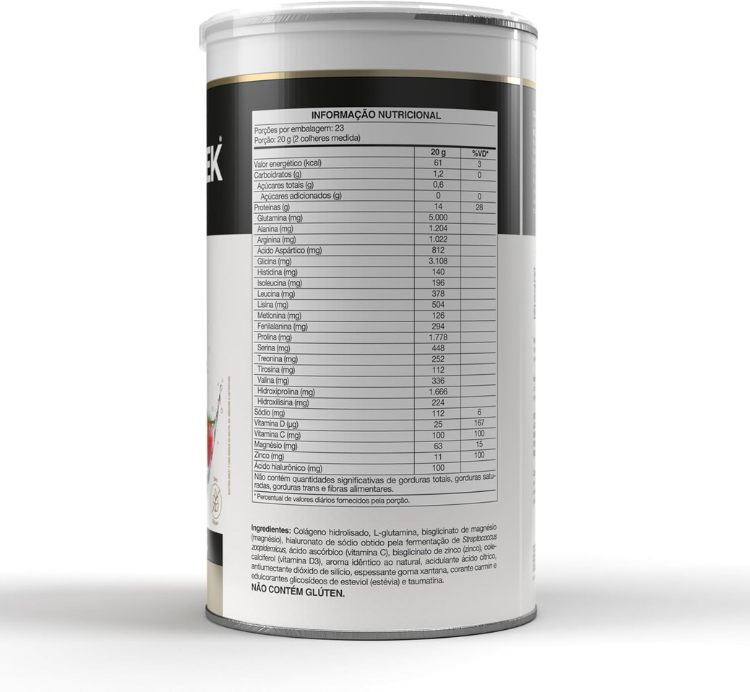 Colagentek Protein Sabor Morango 460g Vitafor - Image 3