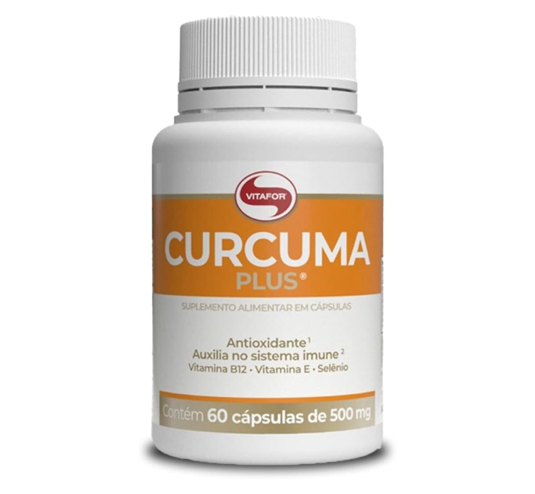 Curcuma Plus 60 Cápsulas 500mg Vitafor