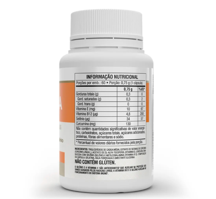 Curcuma Plus 60 Cápsulas 500mg Vitafor - Image 2