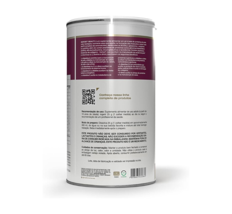 Isofort Beauty Baunilha 450g Vitafor - Image 3