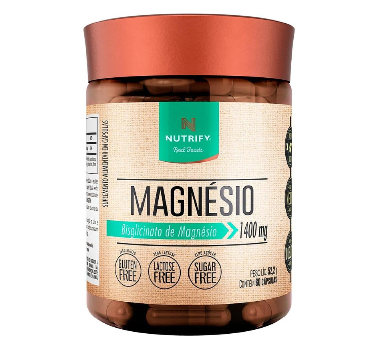 Magnesio Bisglicinato 60 Cápsulas Nutrify