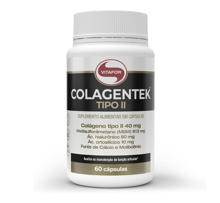 Colagentek Tipo II 60 Cápsulas Vitafor