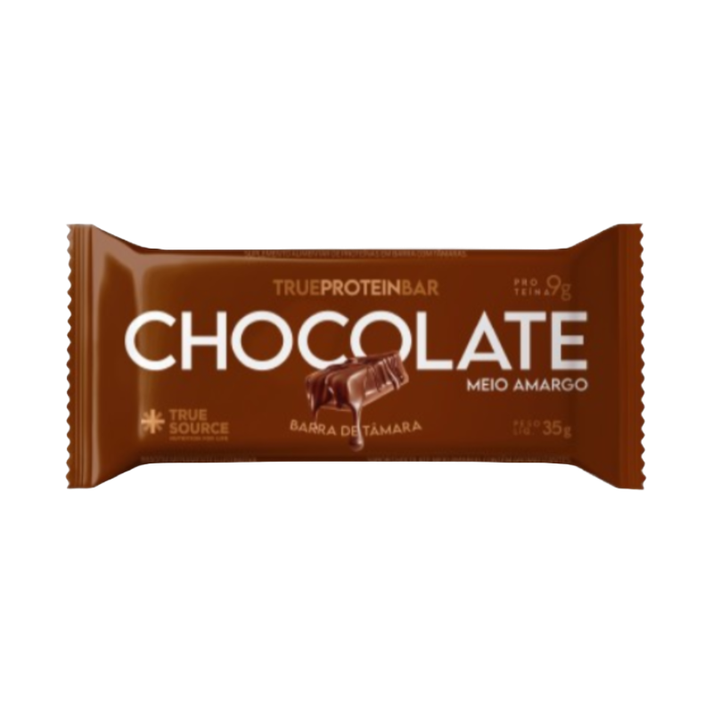 TrueProteinBar Chocolate Meio Amargo- Barra Tâmara 12uni - Image 2