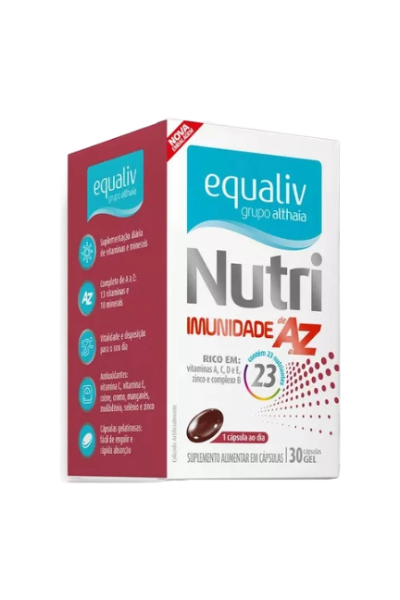 Nutri Imunidade de A a Z 30 Cápsulas Equaliv