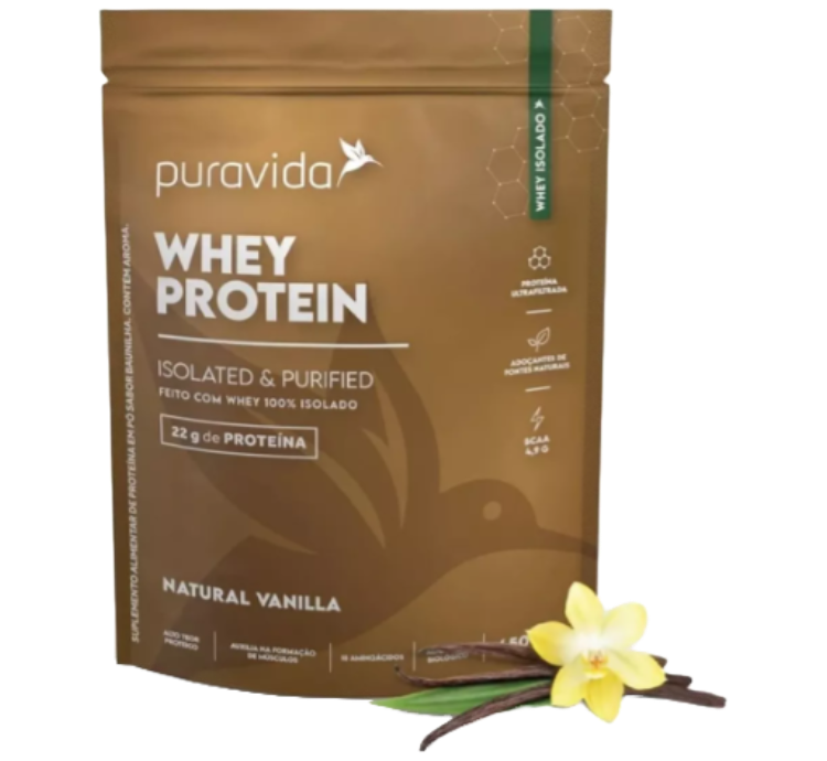 Whey Protein Vanilla 450g Puravida