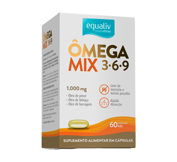 Ômega Mix 3.6.9 60 Cápsulas Equaliv