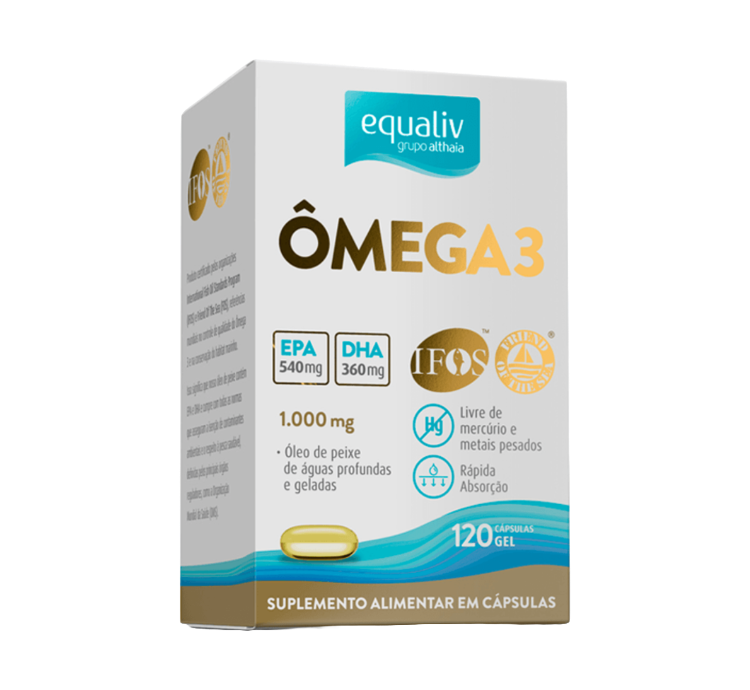 Ômega 3 Com 120 Cápsulas Equaliv