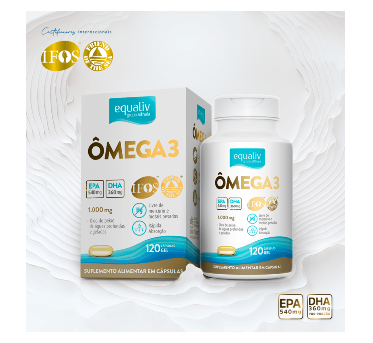 Ômega 3 Com 120 Cápsulas Equaliv - Image 2