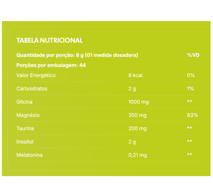Magnesio+ Inositol Relief 3.0 Capim Limão, Hortelã e Erva Doce 350G True Source - Image 2