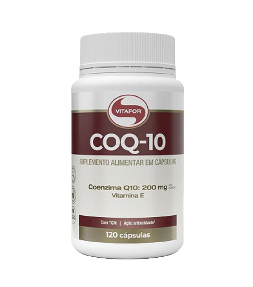 Coenzima Q10 200mg por Porção Com 120 Cápsulas Vitafor