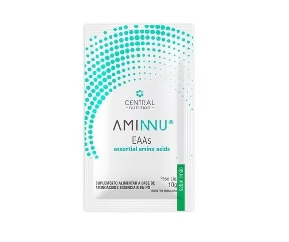 Aminnu EAAS 30 Sachês de 10g Limão 300g Central Nutrition - Image 2