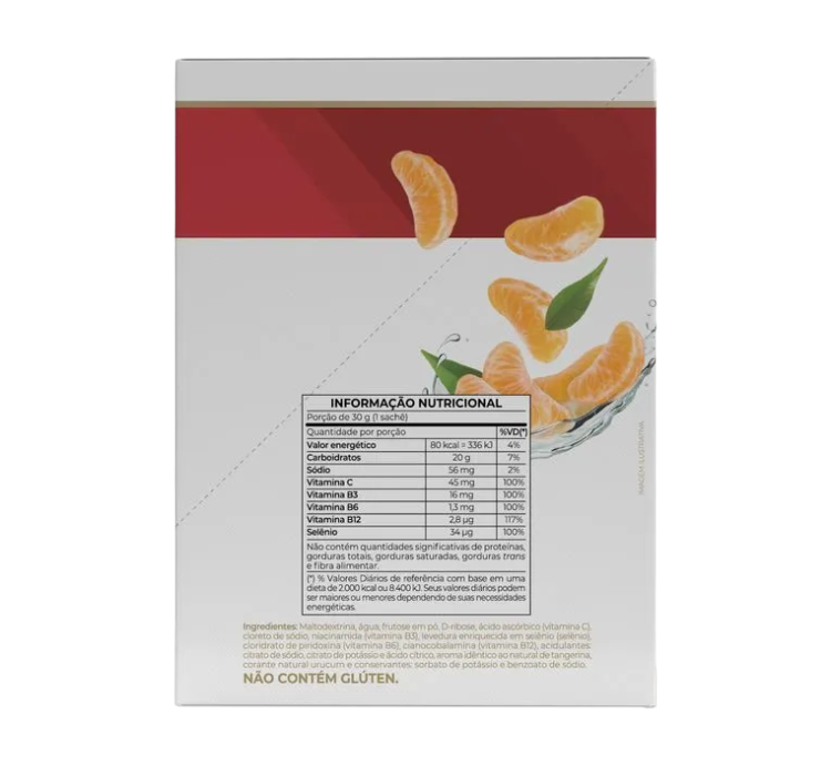 Endurance Energy Gel Sabor Tangerina 12 Sachês 30g - Image 6