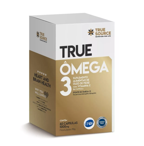 True Ômega 3 1000Mg Selo IFOS True Source 60 Caps - Image 2