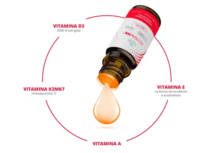 Restaure Sabor Laranja Gotas 15ml Central Nutrition - Image 4