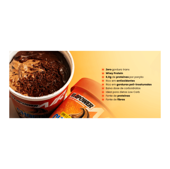 Vitapower Chocotine Trufada Pasta De Amendoim 280g Vitafor - Image 2