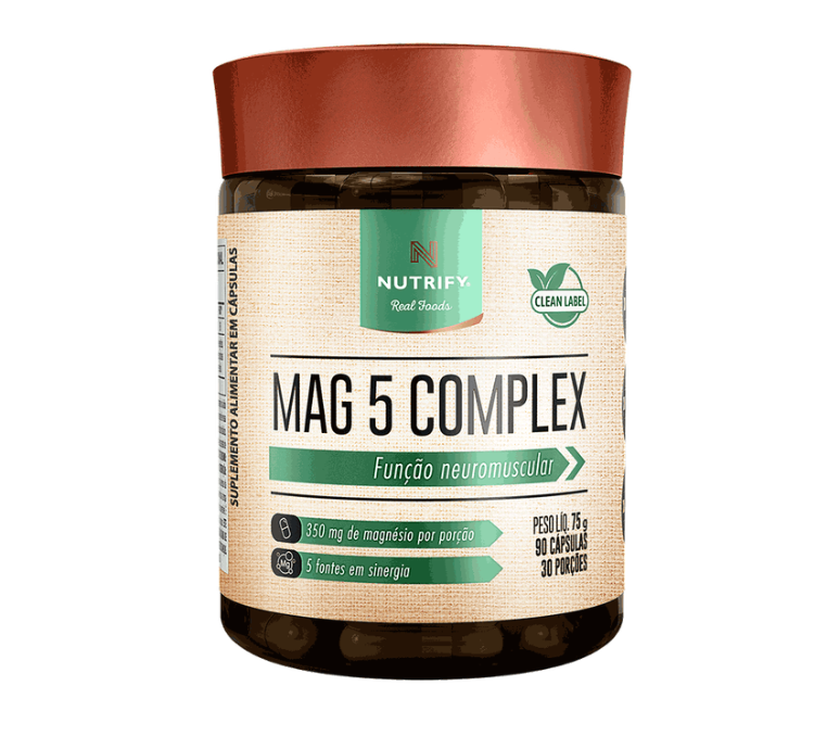 Mag 5 Complex 90 Cáps Nutrify - Image 3