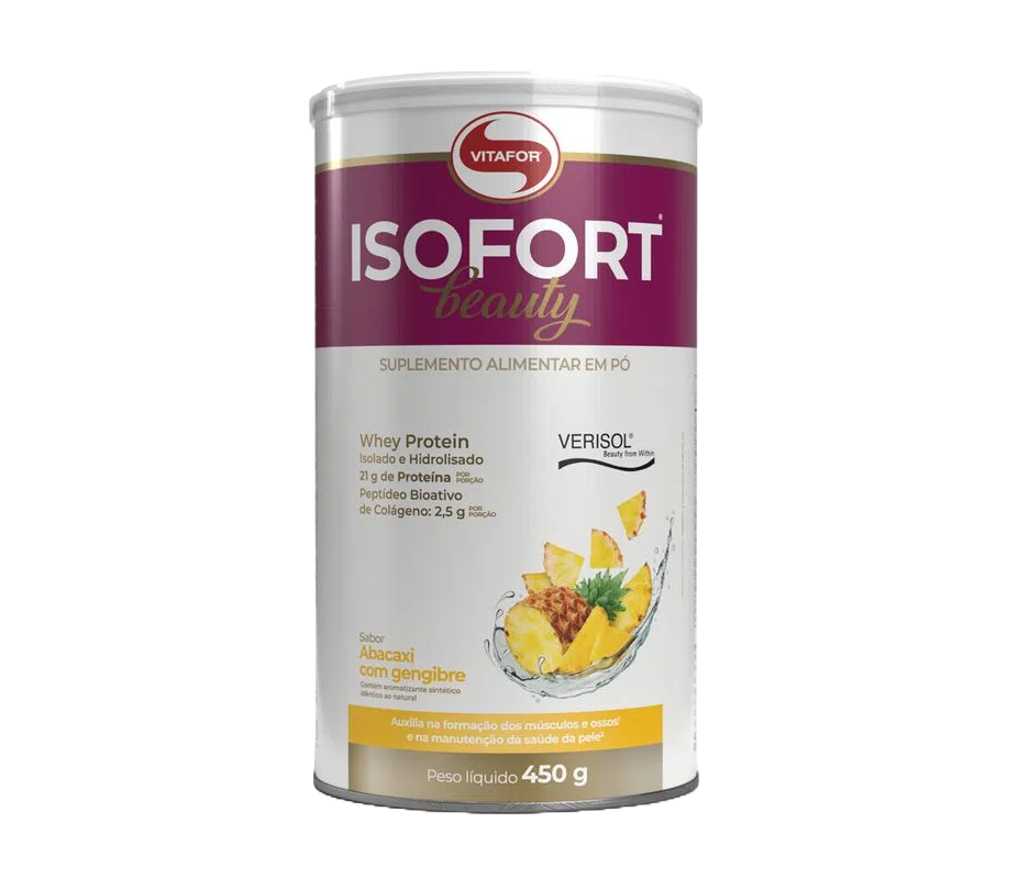 Isofort Beauty Abacaxi com Gengibre 450G- Vitafor
