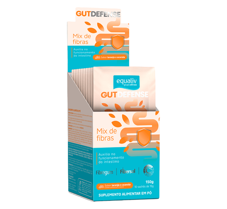Gut Defense Laranja com Acerola 10 Sachês 15g Equaliv