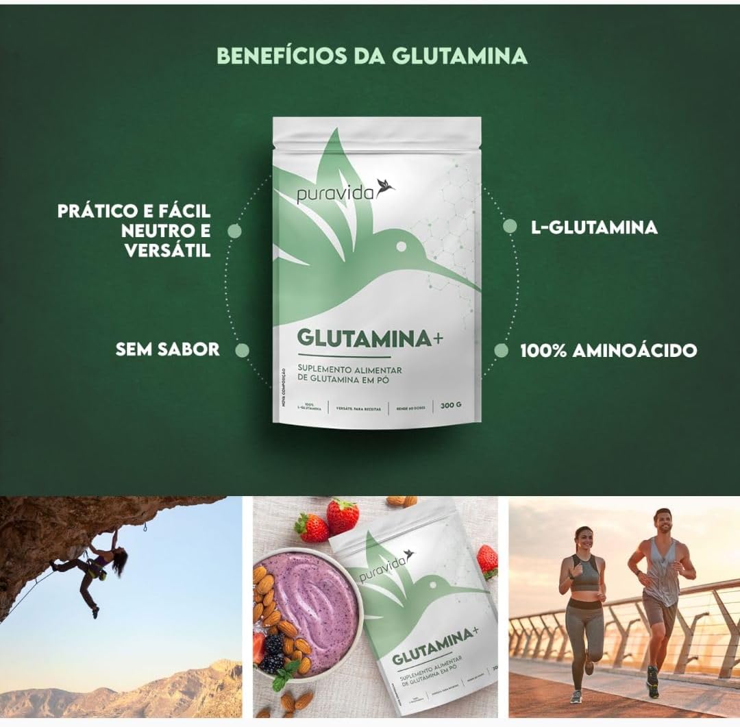 Glutamina 300g Puravida - Image 2